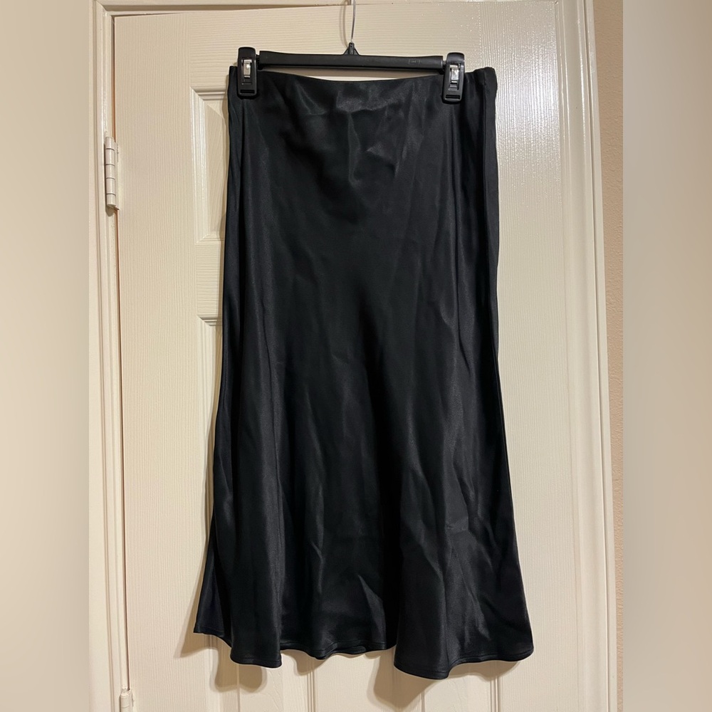 Anthropologie Black A-Line Skirt